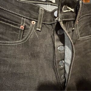 Levi's Men's Charcoal Straight Jeans
